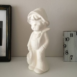 Ceramic Village Boy, Ready To Paint, Education For Kids, White Boy Figurine, Gift, Bisque, Sculpture, Paint, Art, Handmade - thumbnail 2