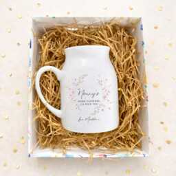 Personalised Vase, Mothers Day Gifts, Gift For Her, Nanny Gift, Grandma Ceramic Custom Gifts - thumbnail 1