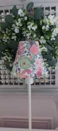 Decoupaged Floral Clip-On Lampshades. Lamp Shade. Chandalier - thumbnail 1