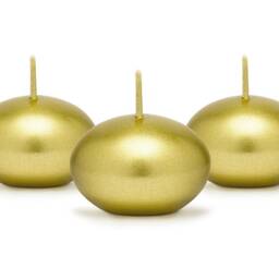 Deffect Gold Floating Candles Hen Party Decor Wedding Decoration, Table Decorations, Candles, Baby Shower, Bachelorett Party, Christmas - thumbnail 2