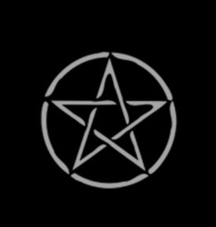 Gothic Black With Silver Or Gold Pentacle Duvet Cover Bedding in Double King - thumbnail 2