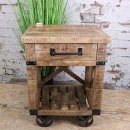 Perani Industrial Bedside Cabinet - thumbnail 2