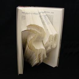 Company Logo ... Custom Order Your Design Folded-Book Art Sculpture - thumbnail 3