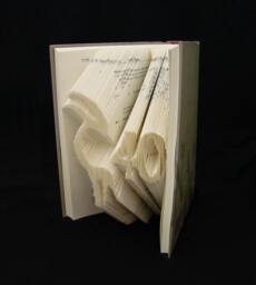 Company Logo ... Custom Order Your Design Folded-Book Art Sculpture - thumbnail 1