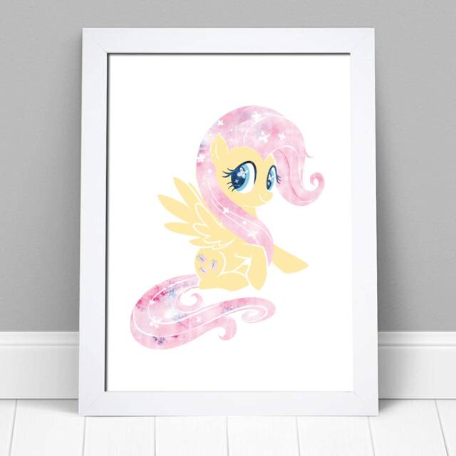 My Little Pony Print - Fluttershy Kids Wall Art Decor