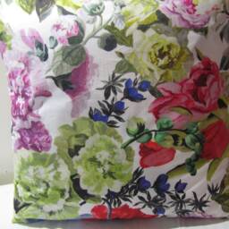 Designers Guild Floral Fabric Orangerie Rose Cushion Cover Design 6 - thumbnail 3