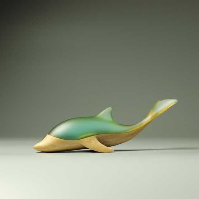 Duo Dolphin Sculpture - 4 - image 1