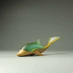 Duo Dolphin Sculpture - 4 - thumbnail 2
