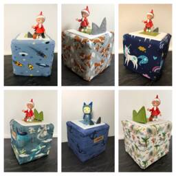 Toniebox Cover/Case With Name - Customizable Stars, Excavators, Dinosaurs, Unicorns, Hearts, Dragons, Construction Vehicles, Forest Animals, Fox