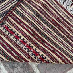 2x9 Afghan Wool Kilim Runner - Handwoven Large Flatweave Rug Tribal Design For Hallway, Living Room Or Bedroom D??cor Perfect Gift Idea - thumbnail 4