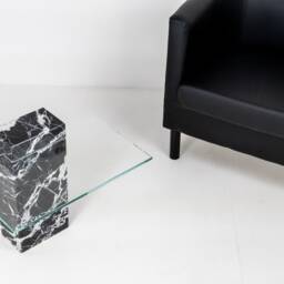 Coffee Table Marble Black Marquinia - Side In - thumbnail 2