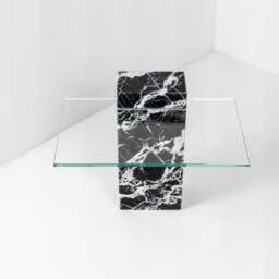 Coffee Table Marble Black Marquinia - Side In - thumbnail 4