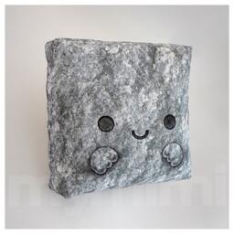 Stone Pillow Plush Kawaii Faux Rock Stuffed Toy - thumbnail 2