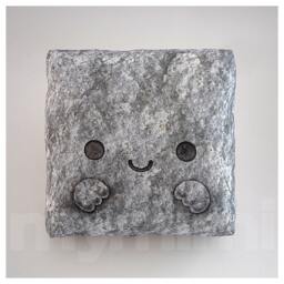 Stone Pillow Plush Kawaii Faux Rock Stuffed Toy - thumbnail 1