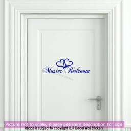 Master Bedroom Door Vinyl Decal, Home Quote, Removable Wall Art - thumbnail 3