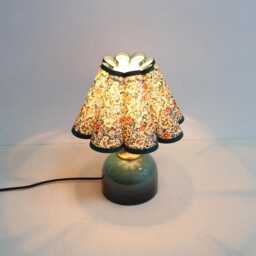 Floral Fabric Table Lamp For House Warming Gifts-115# - thumbnail 4