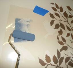 Garden Birds Stencil - Wall Art Instead Of Decals Stencils For Painting Walls Nature - thumbnail 2