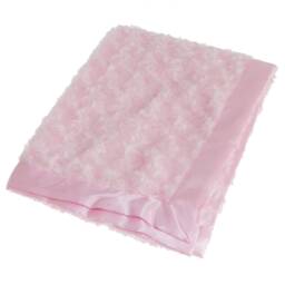 Personalised Embroidered Baby Blanket Satin Trim Snuggle Wrap - thumbnail 1
