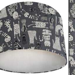 Cat Lampshade Colourful Kids Ceiling/Table Light Shade - thumbnail 3