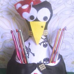 Handmade Pirate Penguin Desk Tidy Novelty Pen & Tool Holder - thumbnail 2