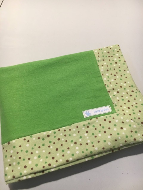 Receiving Blanket - Double Flannel Stroller Baby Tummy Time Mat Infant Shower Gift - image 1