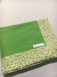 Receiving Blanket - Double Flannel Stroller Baby Tummy Time Mat Infant Shower Gift - thumbnail 1