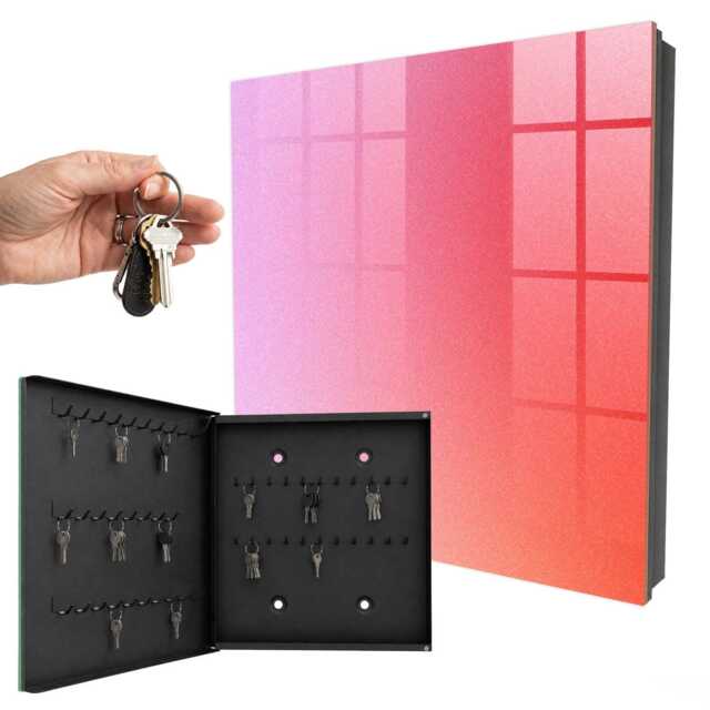 Colorful Mist Key Cabinet For Home, Pink Box Abstract Backgrounds & Patterns, Lovers Of Modern Spaces - image 1