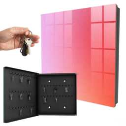 Colorful Mist Key Cabinet For Home, Pink Box Abstract Backgrounds & Patterns, Lovers Of Modern Spaces