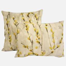 Harlequin - Salice Mustard Vibrant Floral Designer Cushion Cover Throw Pillow Handmade Home Decor - thumbnail 2