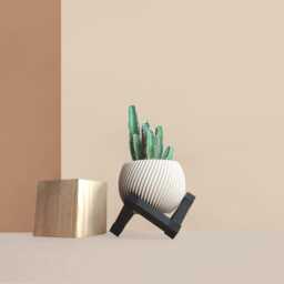 Recycled Wood Succulent/ Plant Pot - Indoor Outdoor Planter Eco-Friendly Gift For Lovers Cactus & Home Garden Decor - thumbnail 3