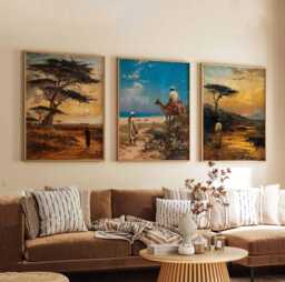 Set Of 3 Somalia Posters, Travel Prints, Wall Art, Prints Set, Decor, Art - thumbnail 1