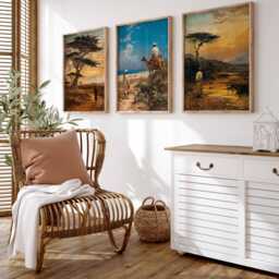 Set Of 3 Somalia Posters, Travel Prints, Wall Art, Prints Set, Decor, Art - thumbnail 3