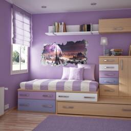 Alien Planet 3D Wall Decor - Broken Decal Sticker 3D Wall Decals Printed Art Sku Ap3Dw - thumbnail 2