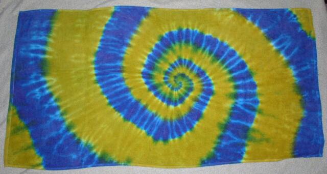 Beach Towels, Cotton Velour, Tie Dye Swirl, 30 X 60, Bt 3.1, 3.2, 3.3, 3.4
