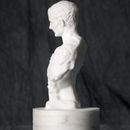 Marble Bust Of Gaius Julius Caesar Statue Carved Greek Marble Figurine Artist Sculpture - thumbnail 2