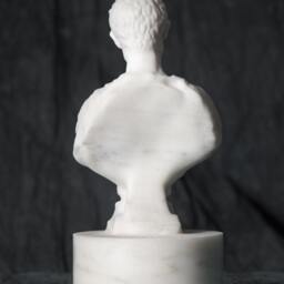 Marble Bust Of Gaius Julius Caesar Statue Carved Greek Marble Figurine Artist Sculpture - thumbnail 3