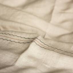 Linen Duvet Cover With Decoration Seam. Washed Linen Bedding. Farmhouse Decor. Wabisabi Style. King, Queen, Custom Size - thumbnail 3