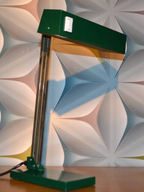 Vintage Table Lamp By Pf??ffle-Leuchten, 1950S, Green Desk - image 1