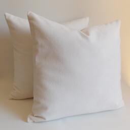 Set Of 2 White Velvet Pillow Covers Decorative Throw , All Sizes - thumbnail 4