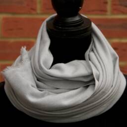 Shawl Wrap Scarf Handmade Soft Warm Blanket Oversized Scarves Himalayas Travel Light Grey - thumbnail 4