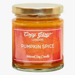 Cozy Glow Pumpkin Spice Soy Candle - Autumn Bestseller - thumbnail 1