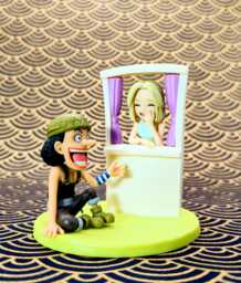 One Piece Usopp Kaya Figure Banpresto Wcf Official Anime Collectible Diorama Display Model With Box - thumbnail 1