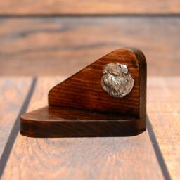 Grand Griffon Vend??en - Wooden Candlestick With Dog, Souvenir, Decoration, Limited Edition, Collection - thumbnail 2