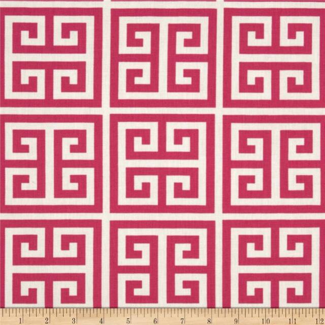 "Pink Pillow Cover - Links Pillow - & White Chain Pattern-.16"", 17"", 18"", 20"" 24"" 26" - image 1