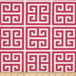 "Pink Pillow Cover - Links Pillow - & White Chain Pattern-.16"", 17"", 18"", 20"" 24"" 26" - thumbnail 1