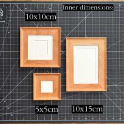 Little Wooden Picture Frame/Cherry Small & Simple - thumbnail 4