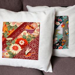 Japanese Throw Cushion Accent Pillow Cover 18x18 Inch 45x45cm - thumbnail 4