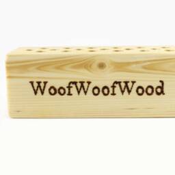 Personalized Wooden Pencil Holder - Pen Desk Decor Wood Wooden Office Organizer - thumbnail 2