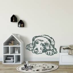 Golden Retriever Wall Decal Lazybones Dog Vinyl Sticker - thumbnail 1