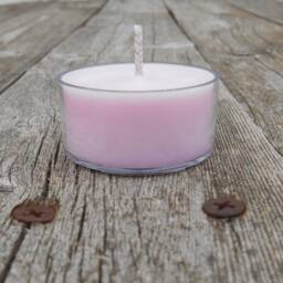 Japanese Cherry Blossom Garden Scented Candles Soy Tealight Pale Pink - thumbnail 2